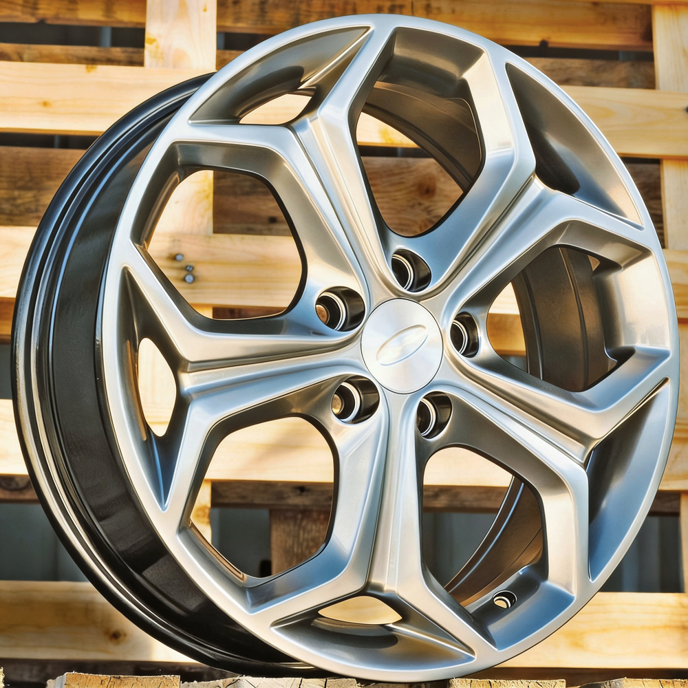 Diski R17 5x108 J7 ET50 RACINGLINE BK675 FORD Dark Shining