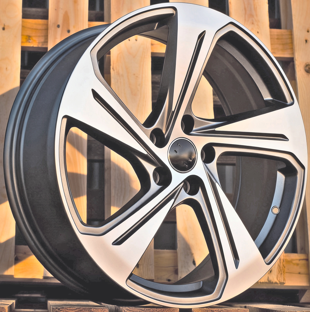 Diski R18 5x112 J8 ET35 RACINGLINE YS1270 AUDI Grey Polished Matt (Hybrid Forged)
