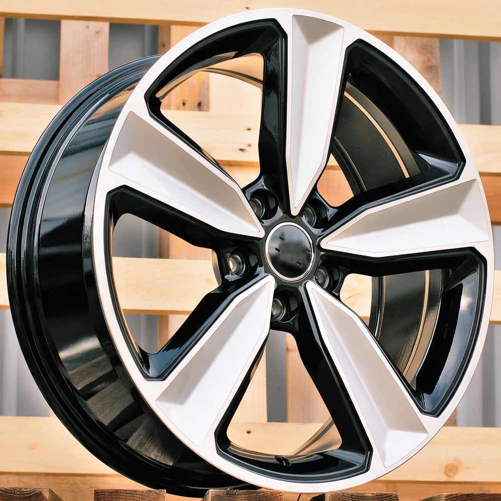 Diski R21 5x112 J9 ET31 RACINGLINE A5470 AUDI Black Polished (Milling)