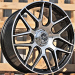 Diski R21 5×112 J10 ET44 RACINGLINE B5318 MERCEDES Black Polished (Rear+Front) (Hybrid Forged)