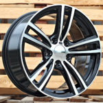 Diski R17 5×120 J8 ET34 RACINGLINE B5739 BMW Black Polished