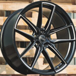 Diski R21 5×112 J9 ET28 HAXER HX045 Black Half Matt (Rear+Front) (Milling)