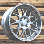 Diski R18 5×120 J9 ET38 RACINGLINE BY773 BMW Silver +Polished Lip (Rear+Front)