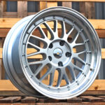 Diski R18 5×112 J8 ET35 RACINGLINE A1025 Silver Polished (Rear+Front)