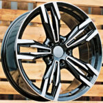 Diski R17 5×120 J8 ET34 RACINGLINE BY983 BMW Black Polished