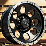 Diski R16 6×139.7 J8.5 ETM15 RACINGLINE B5187 4X4 Black Half Matt +Polished Lip