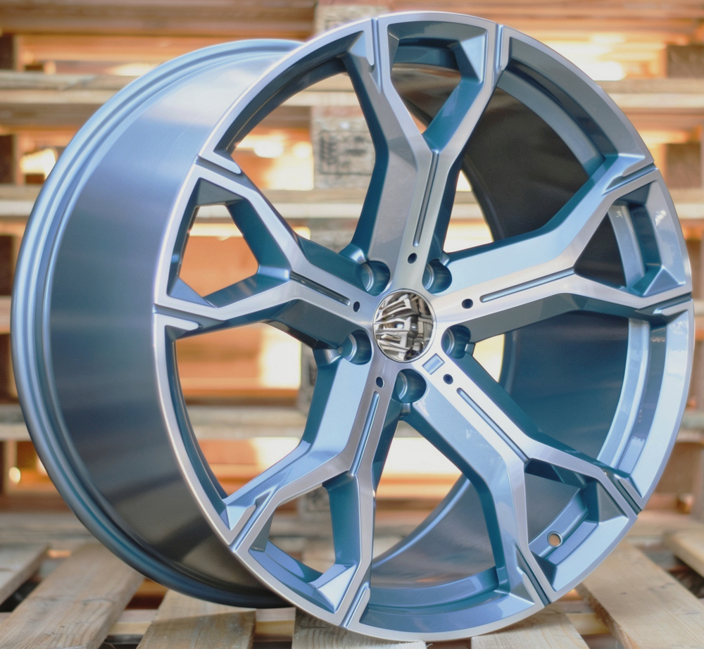 Diski R20 5x112 J10.5 ET40 RACINGLINE B5498 BMW Grey Polished +PC (Rear+Front)