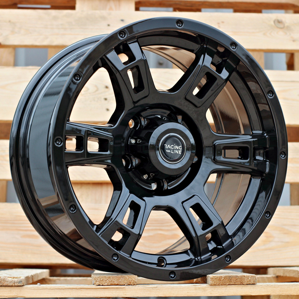 Diski R15 5x114.3 J7 ET RACINGLINE B5317 4X4 Black