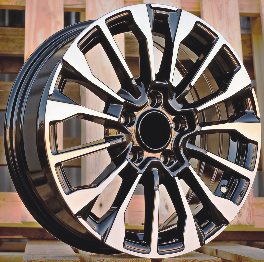 Diski R16 5x110 J6.5 ET40 RACINGLINE B1370 FIAT Black Polished