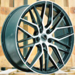 Diski R19 5×114.3 J8.5 ET40 HAXER HX035 Black Polished Half Matt