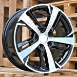 Diski R16 4×108 J7 ET30 RACINGLINE B5514 PEUGEOT Black Polished