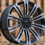 Diski R23 5×120 J9.5 ET42.5 RACINGLINE 3S1066V LANDROVER Black Polished