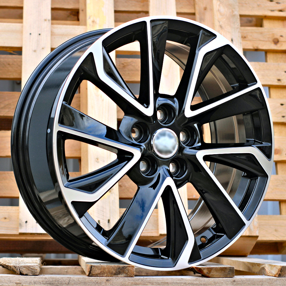 Diski R15 5x114.3 J6.5 ET40 RACINGLINE B5463 TOYOTA Black Polished
