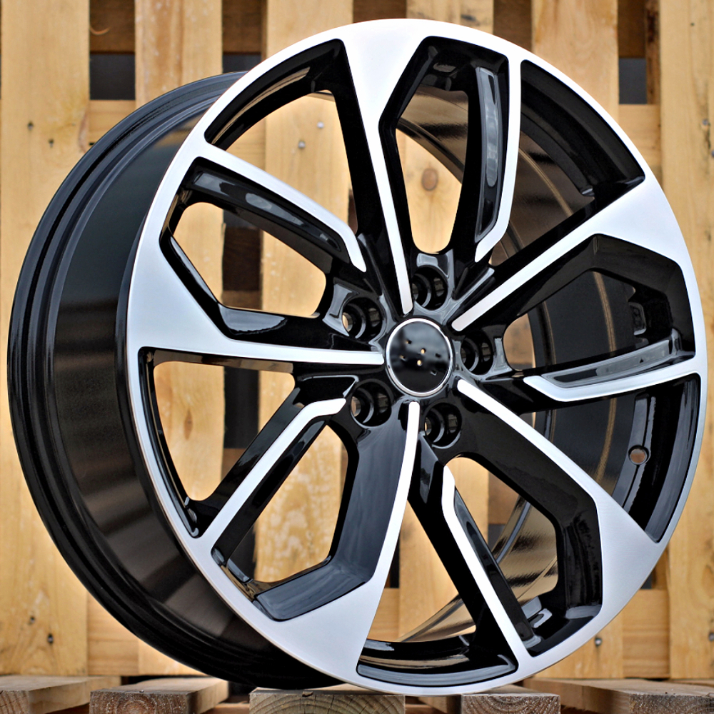 Diski R19 5x112 J8 ET49 RACINGLINE 3S5979 AUDI Black Polished (Hybrid Forged)