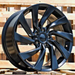 Diski R18 5×100 J8 ET35 RACINGLINE B5083 VW Black Half Matt