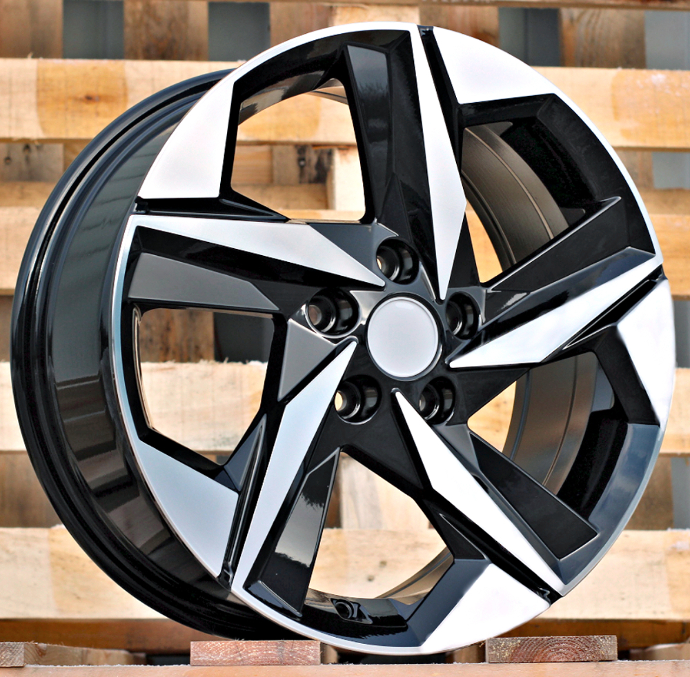 Diski R15 5x114.3 J6 ET45 RACINGLINE B1622 HYUNDAI Black Polished