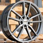 Diski R17 5×112 J7.5 ET45 RACINGLINE BK864 VW Dark Shining