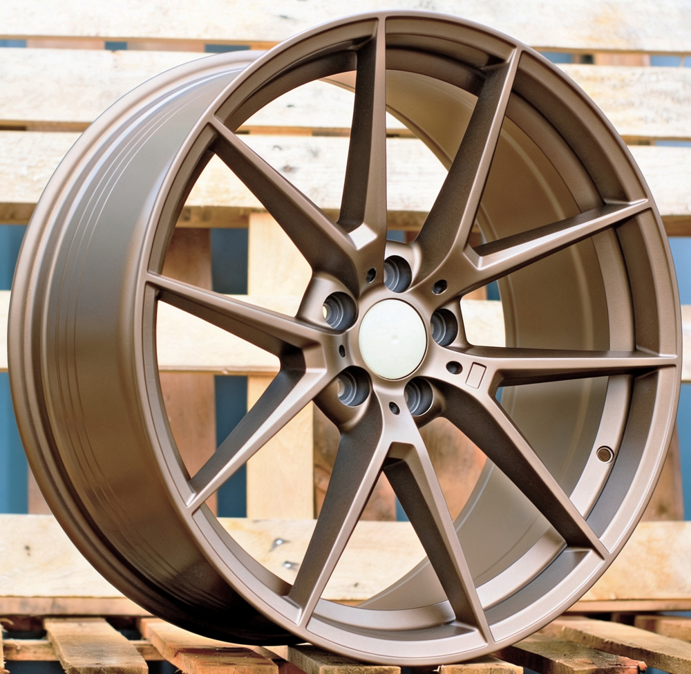 Diski R20 5x120 J9.5 ET40 RACINGLINE HE761 BMW Yellow Coffe (Rear+Front) (Hybrid Forged)