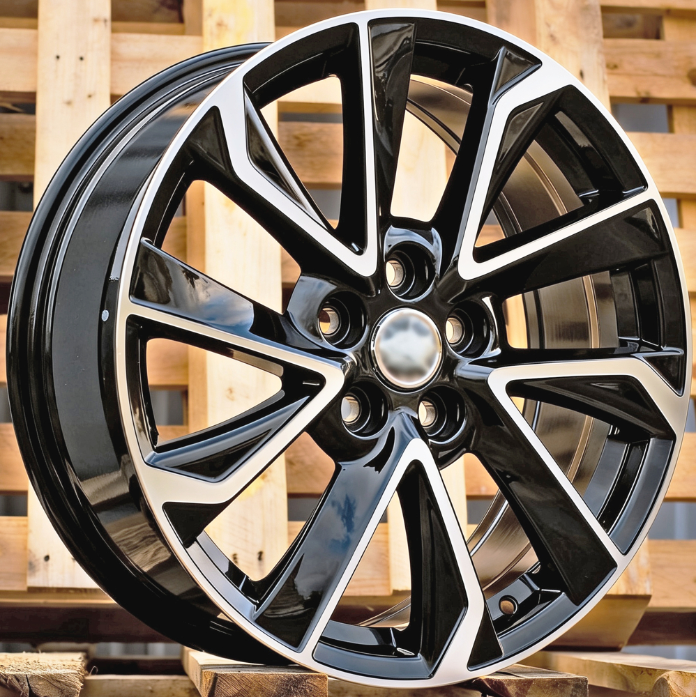Diski R16 5x100 J6.5 ET39 RACINGLINE B5463 TOYOTA Black Polished