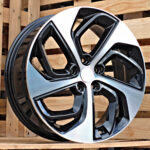 Diski R17 5×114.3 J7 ET45 RACINGLINE B1278 HYUNDAI Black Polished