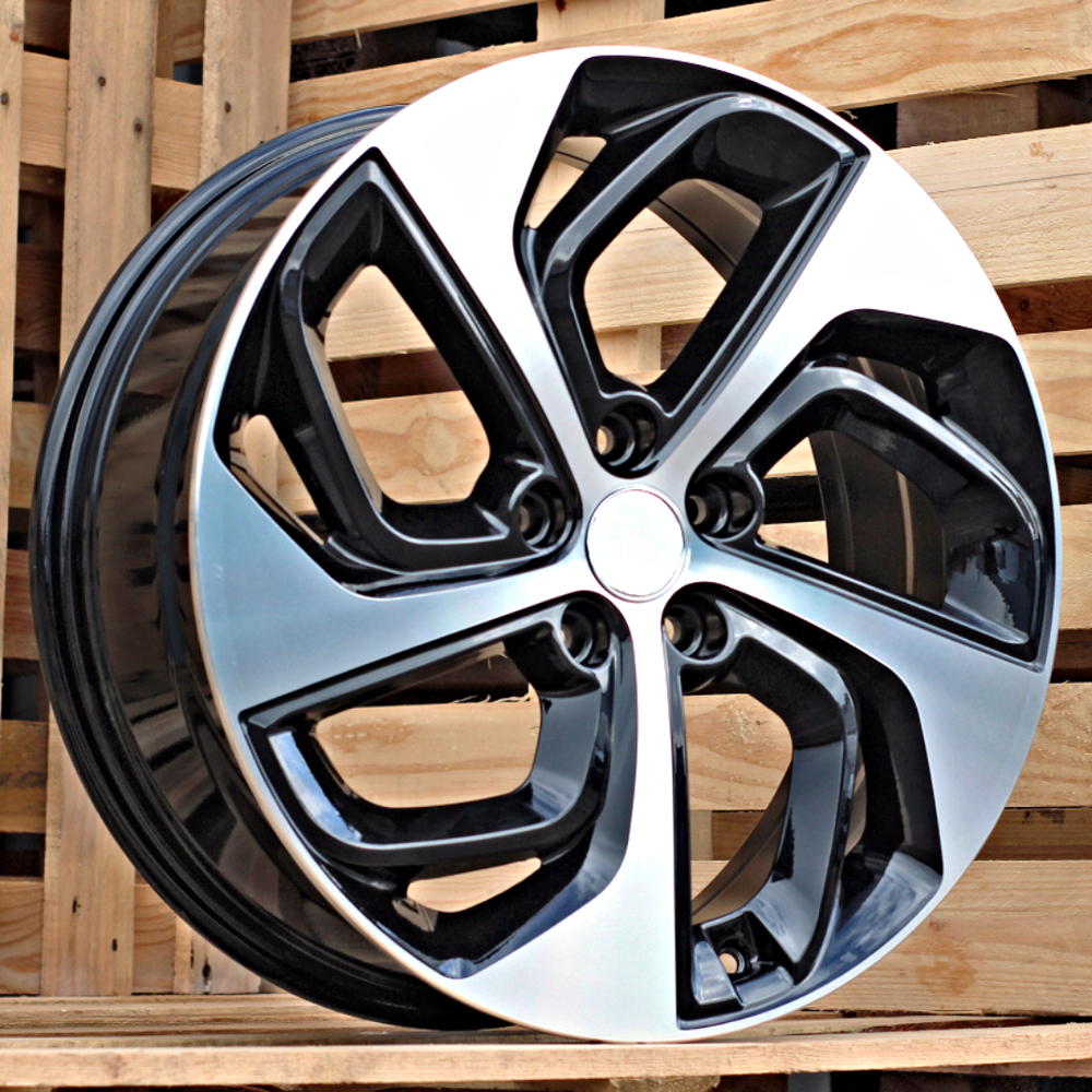 Diski R17 5x114.3 J7 ET45 RACINGLINE B1278 HYUNDAI Black Polished