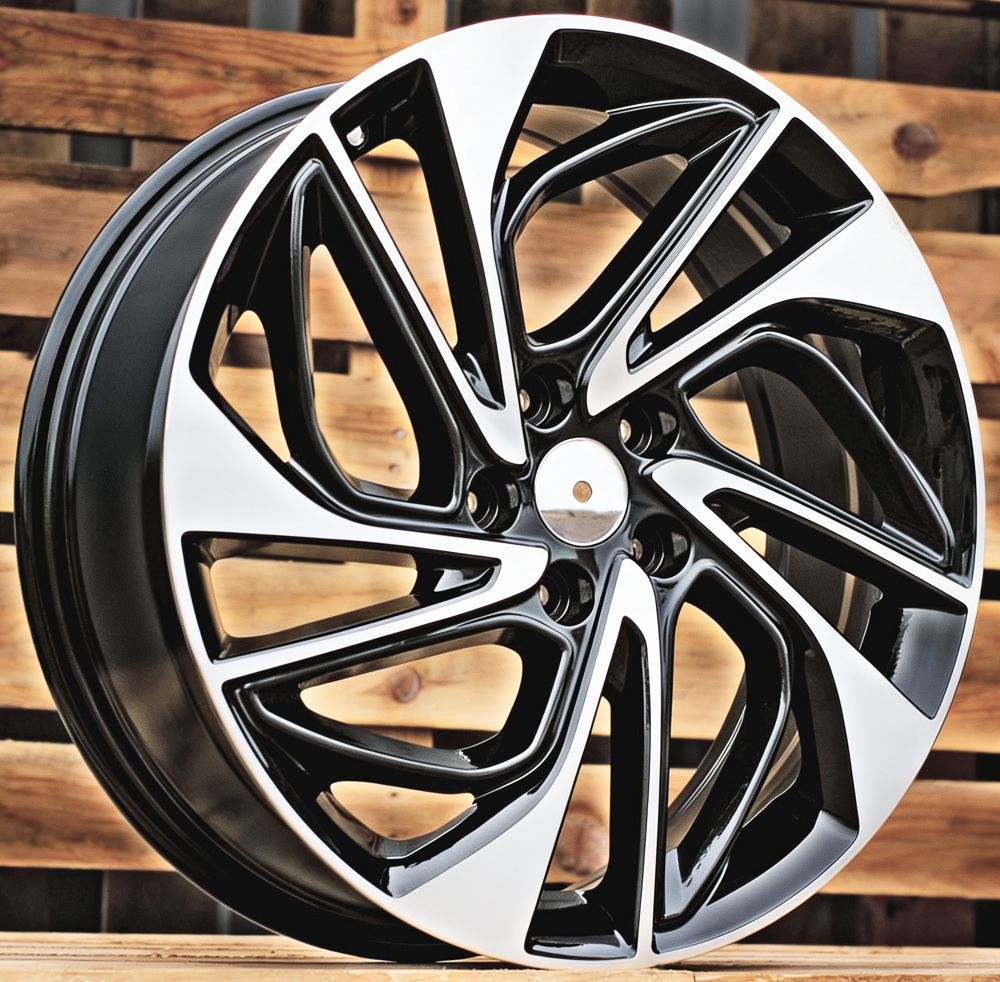 Diski R17 5x114.3 J7 ET51 RACINGLINE B5518 HYUNDAI Black Polished (Hybrid Forged)