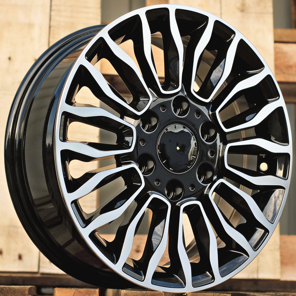 Diski R16 6x130 J7 ET50 RACINGLINE B2419 MERCEDES Black Polished