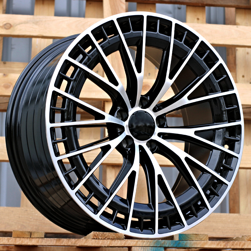 Diski R19 5x112 J8 ET40 RACINGLINE 3S1384 MERCEDES Black Polished (Rear+Front) (Hybrid Forged)