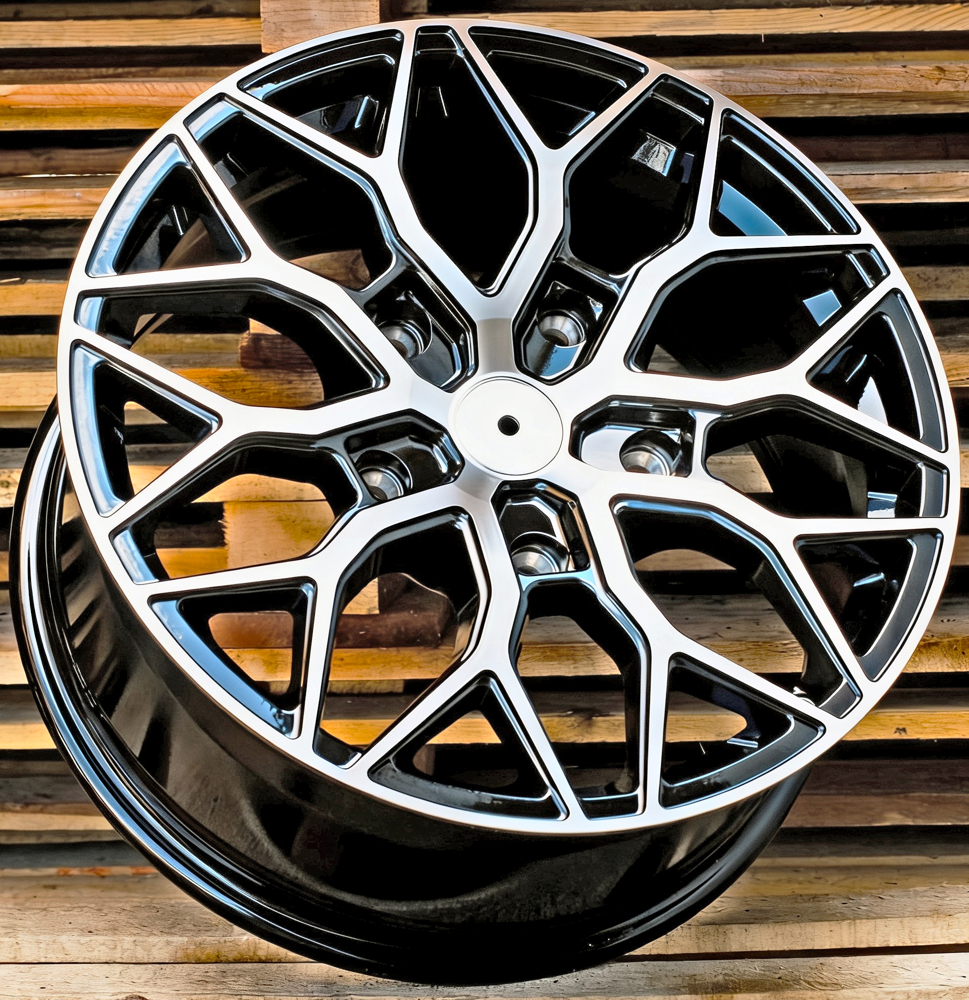 Diski R20 5x127 J9 ET40 RACINGLINE YF0319 Black Polished (Hybrid Forged)