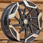 Diski R18 5×114.3 J7.5 ET45 RACINGLINE 3S1080 KIA Black Polished (Hybrid Forged)