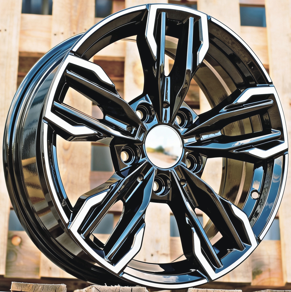 Diski R16 5x120 J7 ET35 RACINGLINE H581 BMW Black Polished
