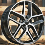 Diski R18 5×112 J7.5 ET51 RACINGLINE B1426 SEAT Black Polished