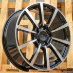 Diski R20 5×130 J11 ET56 RACINGLINE 1067 PORCHE Black Polished (Rear+Front)