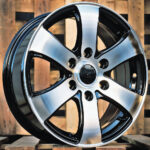 Diski R16 5×118 J7 ET50 OPEL BK747 Black Polished