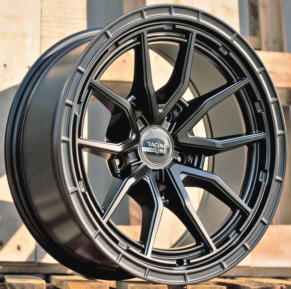 Diski R17 5x139.7 J9 ETM6 RACINGLINE B1037 4X4 Black Half Matt