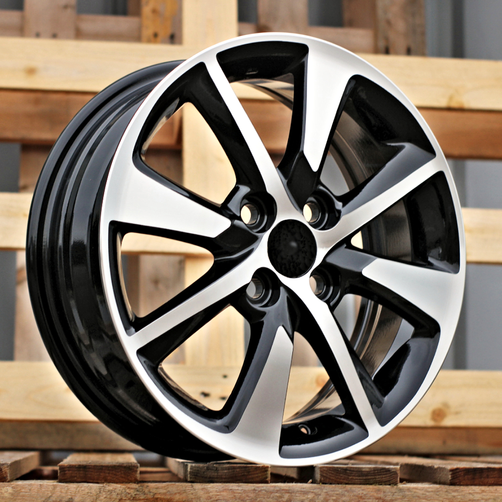 Diski R15 4x100 J5.5 ET45 RACINGLINE 55504 TOYOTA Black Polished