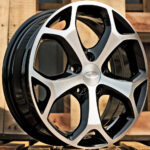 Diski R16 5×108 J6.5 ET50 RACINGLINE BK386 FORD Black Polished