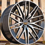 Diski R22 5×112 J10 ET56 RACINGLINE FBX387 MERCEDES Black Polished (Rear+Front) (Hybrid Forged)