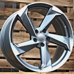 Diski R17 5×112 J7.5 ET40 RACINGLINE B5185 AUDI Grey Polished