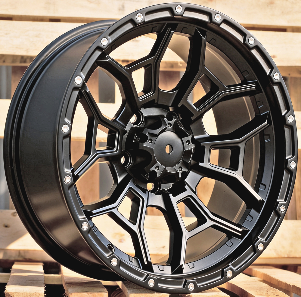 Diski R15 6x139.7 J8 ETM10 RACINGLINE A1915 4X4 Black Half Matt