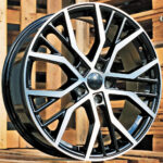 Diski R16 5×112 J7 ET45 RACINGLINE BK713 VW Black Polished (Hybrid Forged)