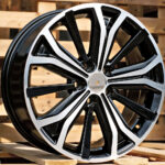 Diski R17 5×108 J7 ET46 RACINGLINE BK591 PEUGEOT Black Polished