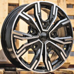 Diski R16 5×120 J6.5 ET45 RACINGLINE 6408 VW Black Polished (Hybrid Forged)