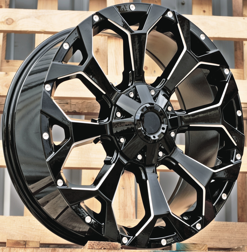 Diski R20 5x139.7 J9 ET40 RACINGLINE B1521 4X4 Black (Milling)