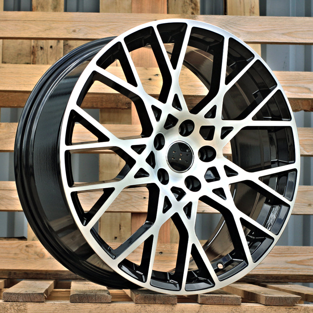 Diski R20 5x112 J9 ET25 RACINGLINE 3S1293 AUDI Black Polished (Hybrid Forged)