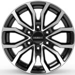 Diski R17 6×139.7 J8 ET35 Dezent KC dark Black/polished